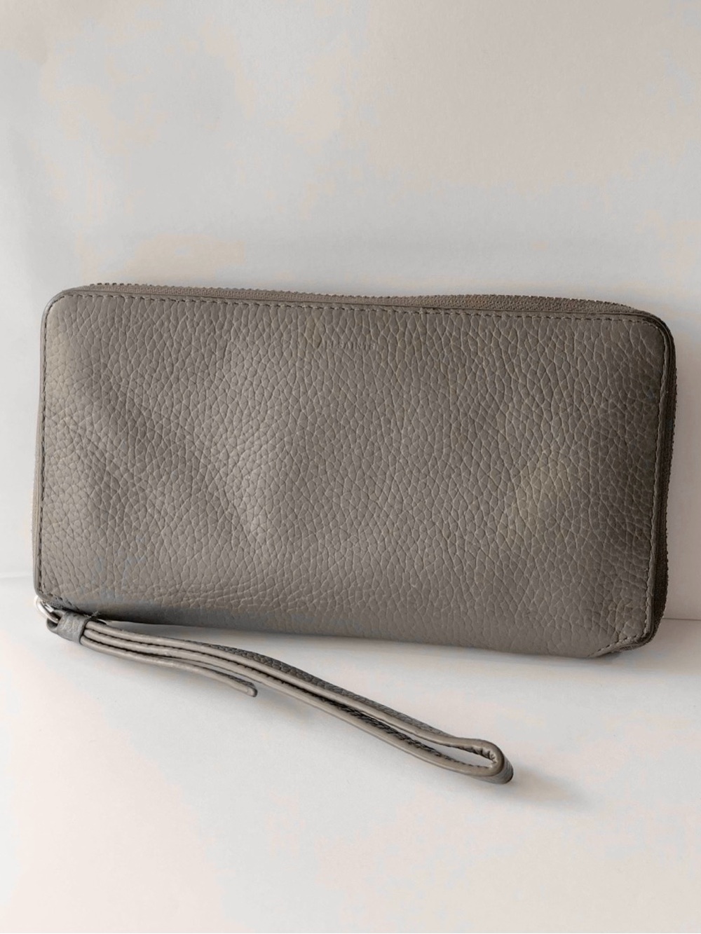 All Saints Gray Wristlet Phone Holder